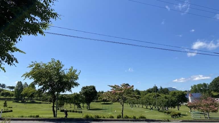 道の駅おおの　パークゴルフ場　岩手県の道の駅
