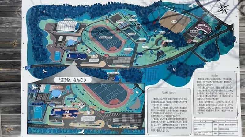 道の駅なんごう　地図　青森県の道の駅