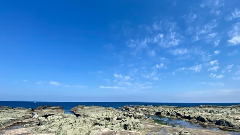 青森県　深浦　千畳敷海岸