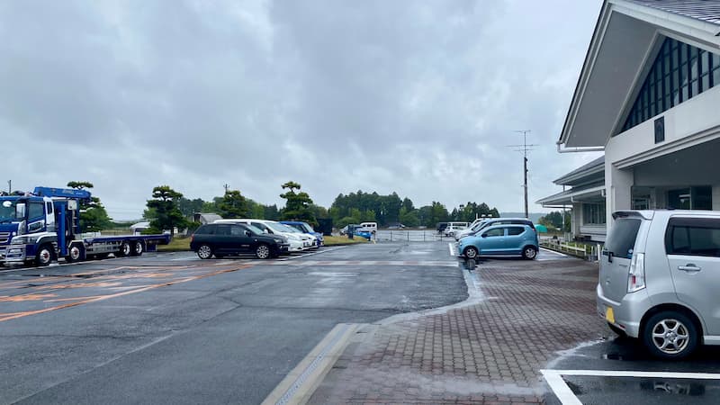 道の駅おおさと 駐車場