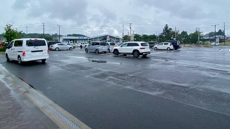 道の駅おおさと 駐車場