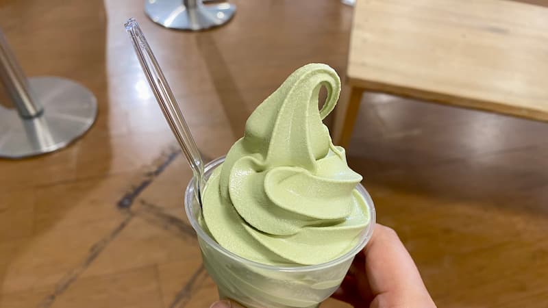 道の駅おおさと 道の駅ソフト モロヘイヤソフト レビュー