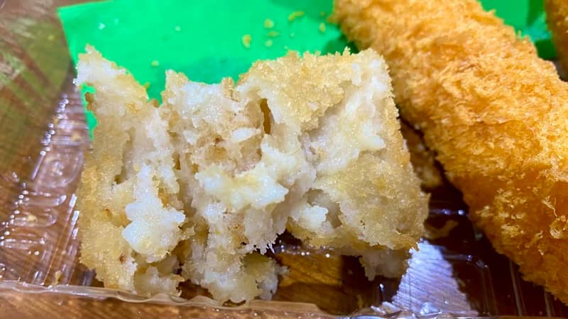 道の駅遠野風の丘　鎌田水産直営店　ホタテコロッケ