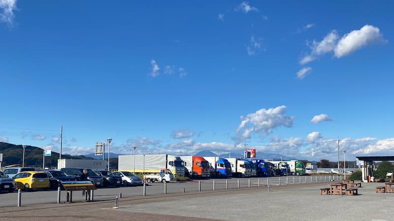 道の駅にしかた 駐車場 大型車 道の駅ブログ