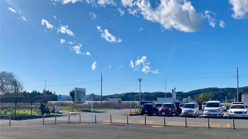 道の駅にしかた 一般駐車場 道の駅ブログ