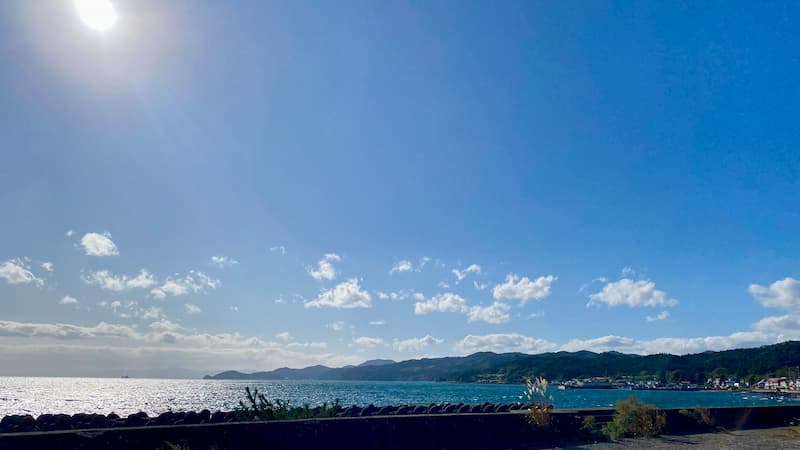 国道338号線 海沿い 下北半島