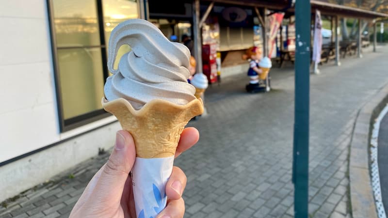 道の駅東山道伊王野 そばソフトクリーム 道の駅ブログ